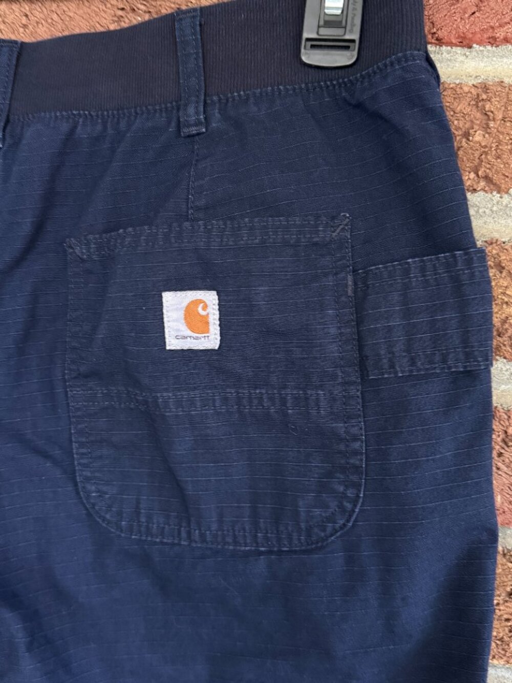 carhartt shorts * navy blue * size 8 * force original fit work short * euc - Picture 5 of 6